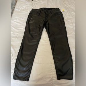No Boundaries juniors Plus SizeFaux Leather Pants